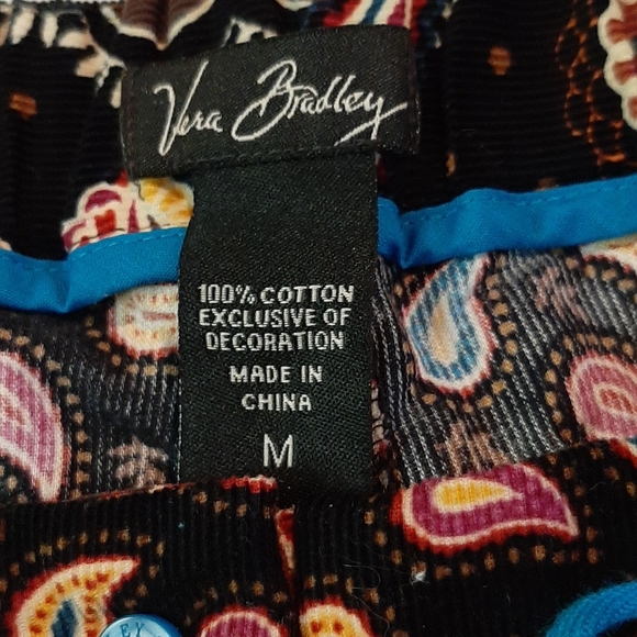 VERA BRADLEY PAISLEY PRINT JOGGER LOUNGE PANTS - Picture 7 of 9